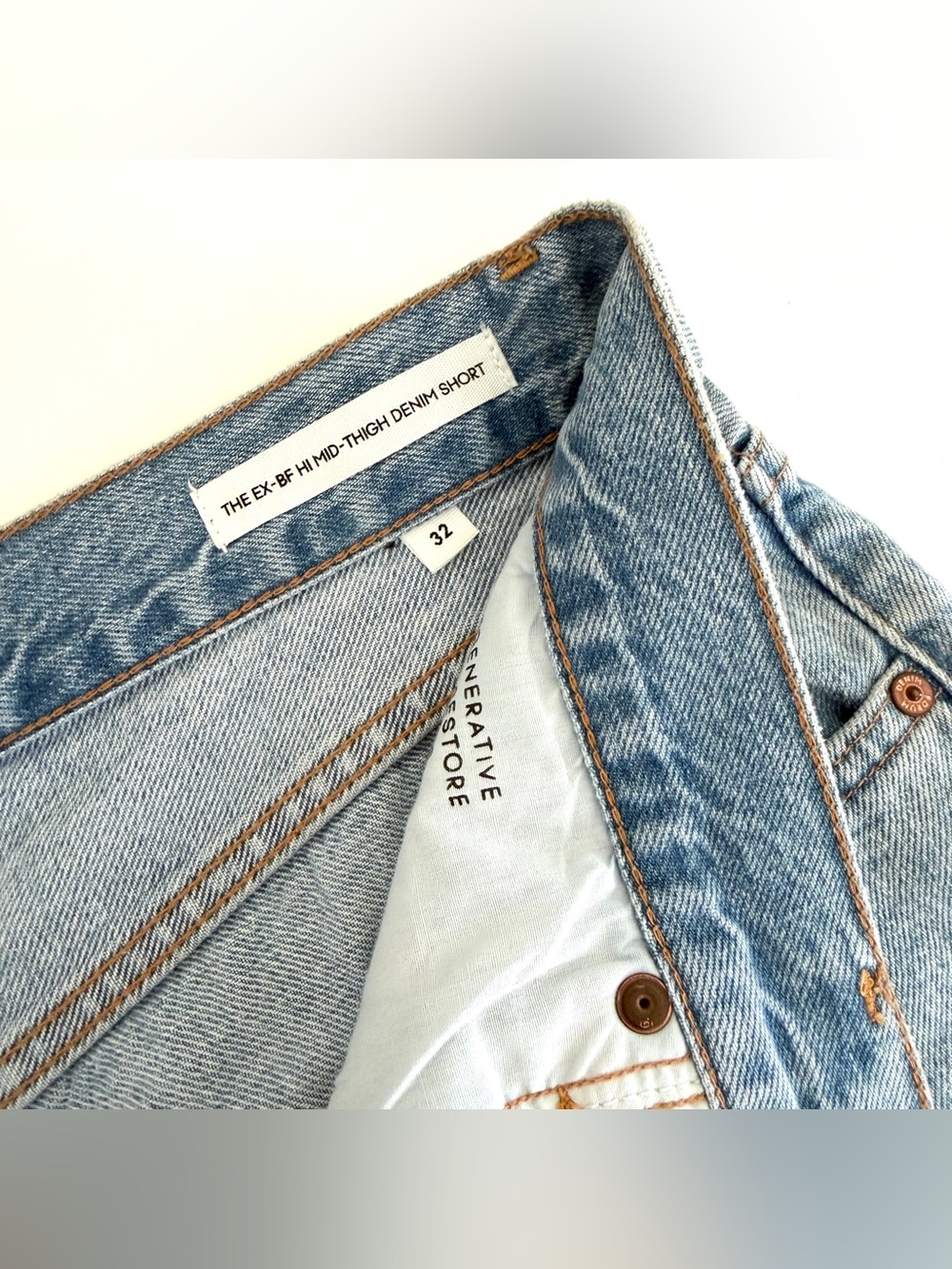 Denim Forum The Ex-Boyfriend Hi-Rise Denim Short - Picture 6 of 10